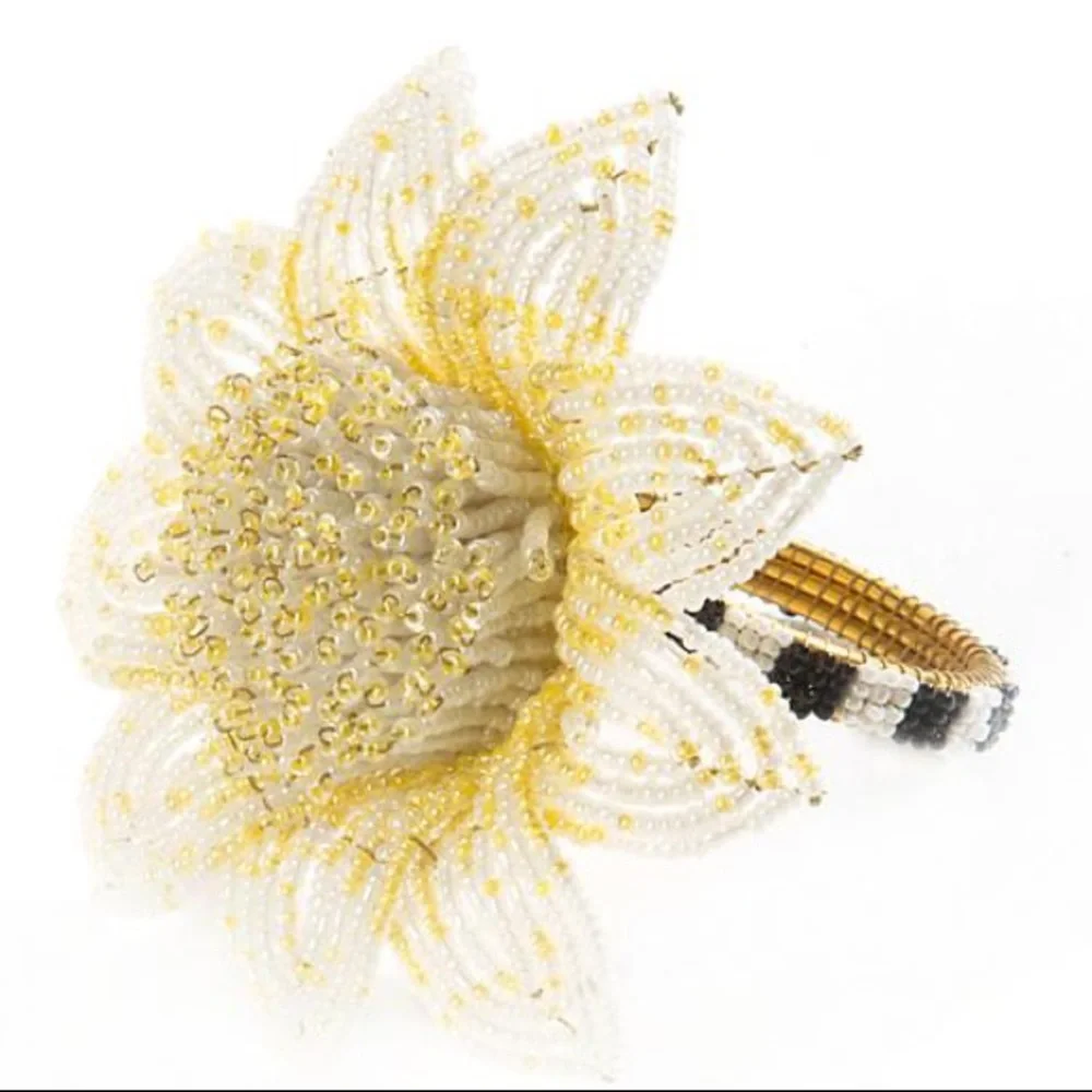 New MacKenzie-Childs napkin ring gold - Picture 3 of 9